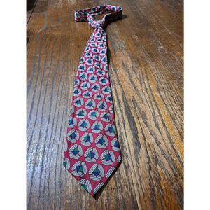 Meeting Street Red Blue Green Tan Ivory Italian Silk Mens Neck Tie